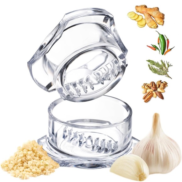 Garlic Ginger Twister Peeler & Chopper. Multifuntional Mincer Nuts, Herbs & More - Picture 13 of 13